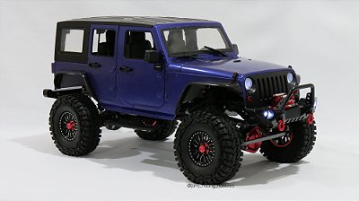 Jeep Wrangler 4 Portas JK Unlimited Azul Midnight Perolizado RTR