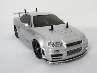 Nissan Skyline R34 GT-R Nismo Z-Tune Prata RTR