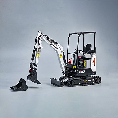 Mini Escavadeira Bobcat Hidráulica Full Metal