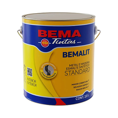 TINTA ESMALTE 3,600L AMARELO - BEMA