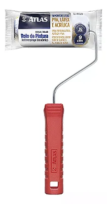 ROLO LA 09CM C/SUPORTE ANTIRRESPINGO REF - ATLAS