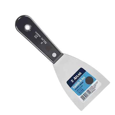 ESPATULA DE AÇO CB PLAST 7,5CM - ATLAS