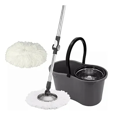 MOP BALDE SPIN 360º INOX C/ESFREGAO