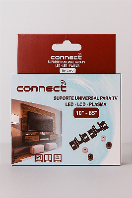 SUPORTE TV UNIV. FIXO  10" A 85" POL-CONNECT