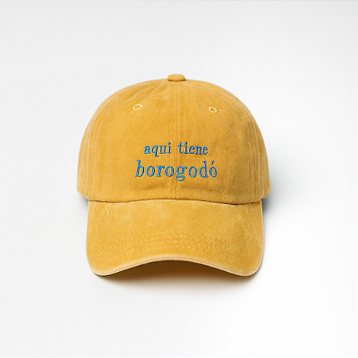 Boné Aqui tiene borogodó