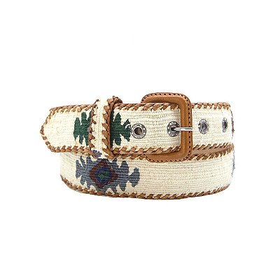 Cinto Mayan Handmade - Branco