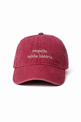 Boné Respeita Minha História - Collab A.mar + Beira-Rio