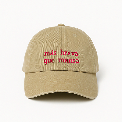 Boné Infantil Más Brava Que Mansa
