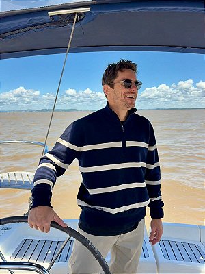 PULLOVER NO PASSA NADA - 100% Lã Merino