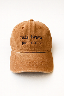 Boné Más Brava que Mansa capuccino