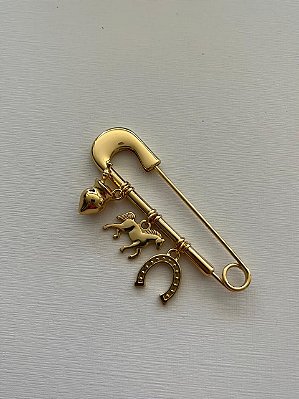 Broche Pampa - Dourado