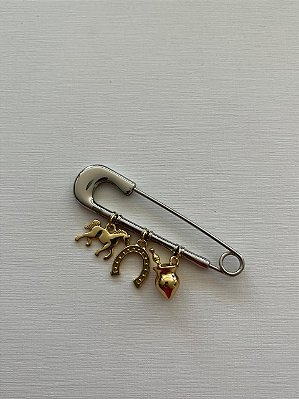 Broche Pampa - Prata