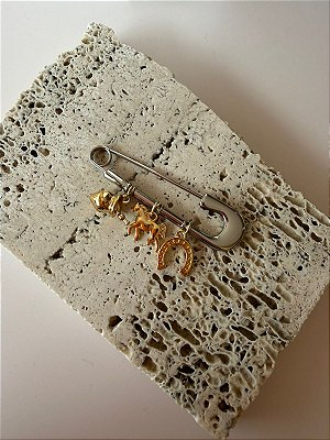 Broche Pampa - Prata