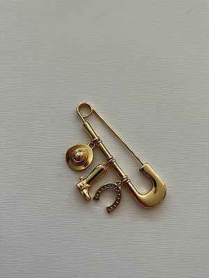 Broche Western - Dourado