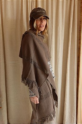 Pashmina Andina - Marrom