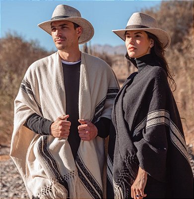 Poncho Identidade - preto