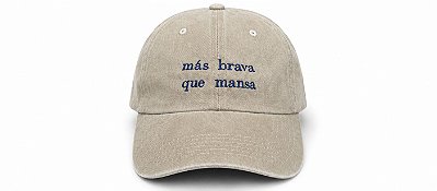 Boné Más Brava que Mansa - off white