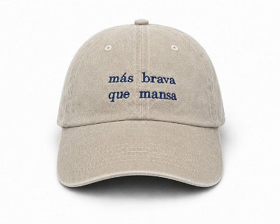 Boné Más Brava que Mansa - off white