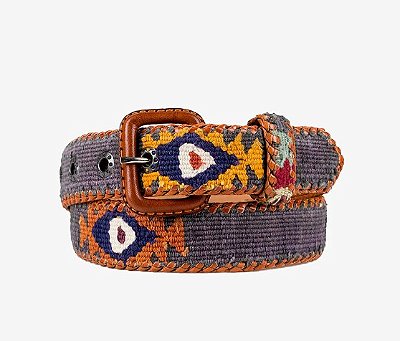 Cinto Mayan Handmade - Cinza Chumbo