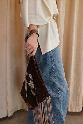 Clutch Chaguar - Marrom Média