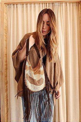 Bolsa Chaguar Boho Franjas