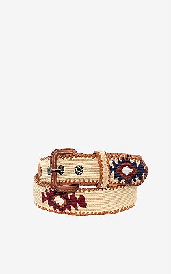 Cinto Mayan Handmade - Café com Leite