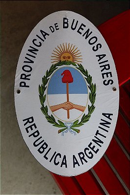 Chapa Decorativa Brasão • Argentina – ARANDU + A.MAR - TAM. G