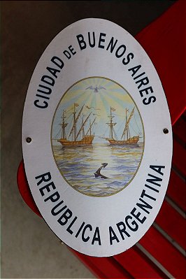 Chapa Decorativa Brasão • Buenos Aires – ARANDU + A.MAR - TAM. G