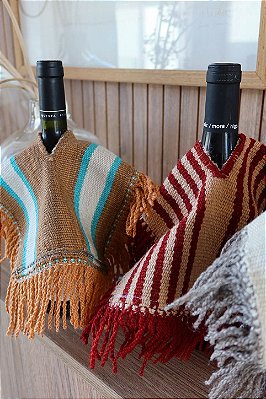 Poncho Artesanal para Vinho | Arandu - Listras Vinho