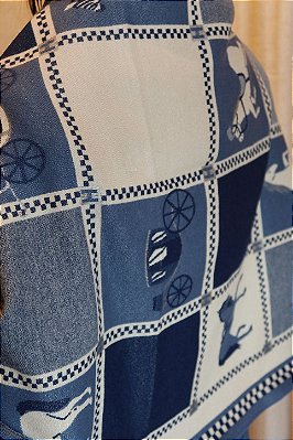 Pashmina Carrossel Azul | Arandu