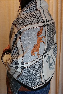 Pashmina Cavalos Preto | Arandu