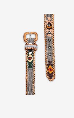 Infantil: Cinto Mayan Handmade - Cinza Claro