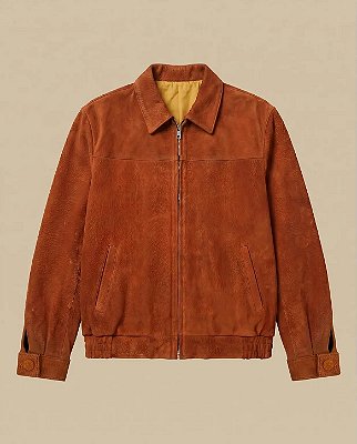 Jaqueta masculina de couro carpincho | Arandu