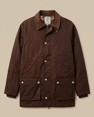 Jaqueta Encerada Masculina Marrom | Arandu