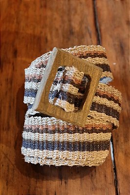 Cinto Fino - Chaguar & Palo Santo | Listras Off White