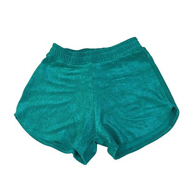 Shortinho Esportivo Velour Verde