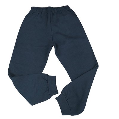 Calça Jogger Moletom Flanelado Marinho
