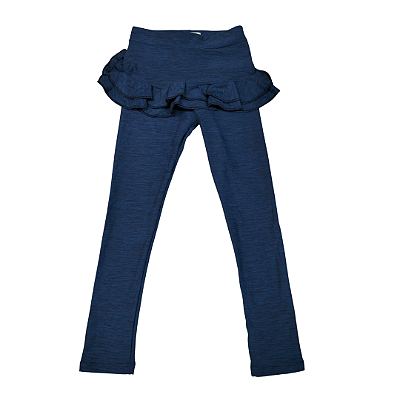 Legging Com Saia Marinho Rajado