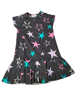 Vestido Estrela Preto