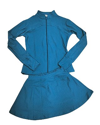 Conjunto Beach Tenis Azul Jeans