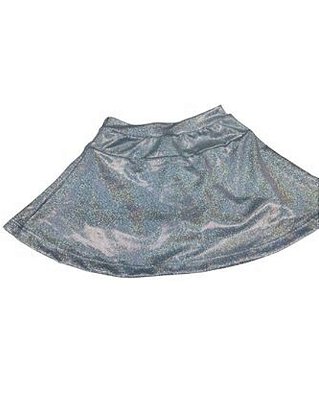 Short Saia Glitter Blue
