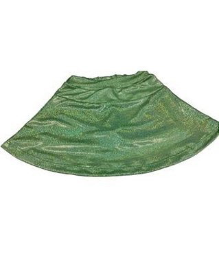 Short Saia Glitter Verde