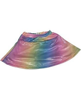 Short Saia Glitter Raibow