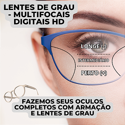 👓Lentes Progressivas (Multifocais) DIGITAIS