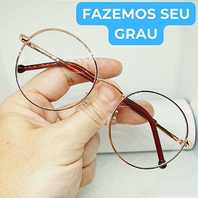 Armação de Óculos de GRAU feminino estilo blogueira armação modelo CV110
