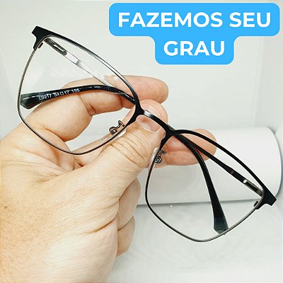 Armação de óculos masculino resistente metal CV285