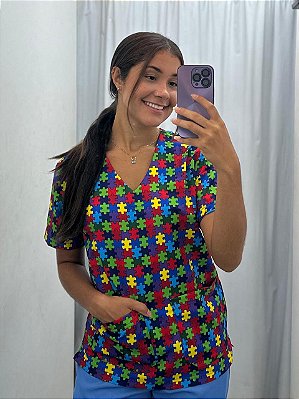 Blusa Estampada Autismo