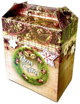 Caixa para Cesta de Natal 26x16x32 cm