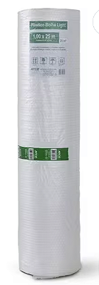 Plástico Bolha Light 100 cm x 25 mts