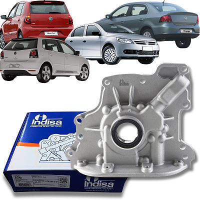 Bomba De Óleo Vw Mi Ea111 1.0/1.4/1.6 8/16v Gol/ Polo/ Saveiro/ Parati/ Kombi Indisa